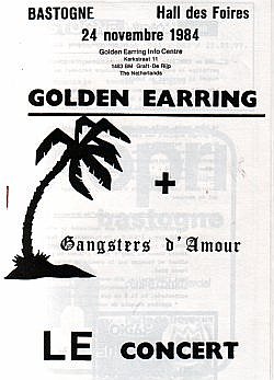 Golden Earring concert promotion Bastogne (Belgium) - Hall des Foires